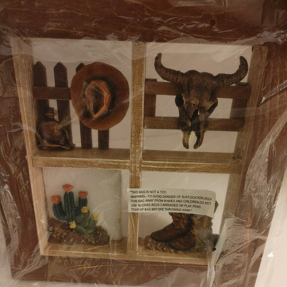 Western Shadowbox 10x10. 4 Windows - Picture 2 of 10